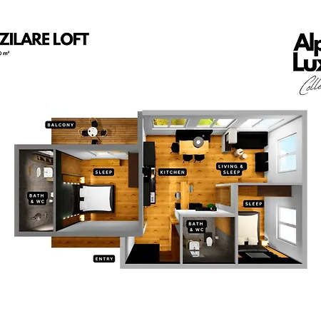 Vivazilare - Design Loft With Terrace * Fügen