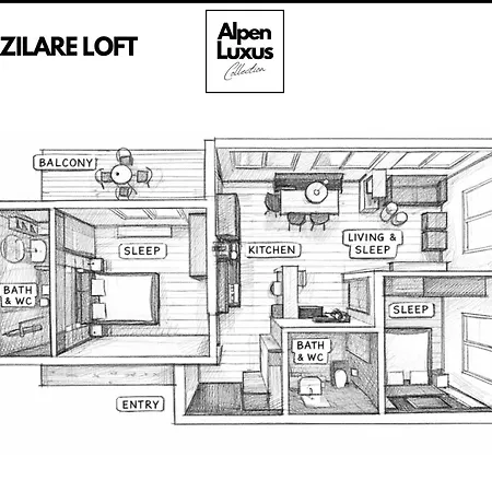 Lägenhet Vivazilare Loft - Alpenluxus Collection Fügen